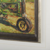 Rustic Tractors I by Mercana Studio a Hand Embellished Textured Framed Art Print Matted under Glass by Mercana at Eve Furniture
