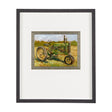 Rustic Tractors I by Mercana Studio a Hand Embellished Textured Framed Art Print Matted under Glass by Mercana at Eve Furniture