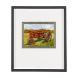 Rustic Tractors II by Mercana Studio a Hand Embellished Textured Framed Art Print Matted under Glass by Mercana at Eve Furniture