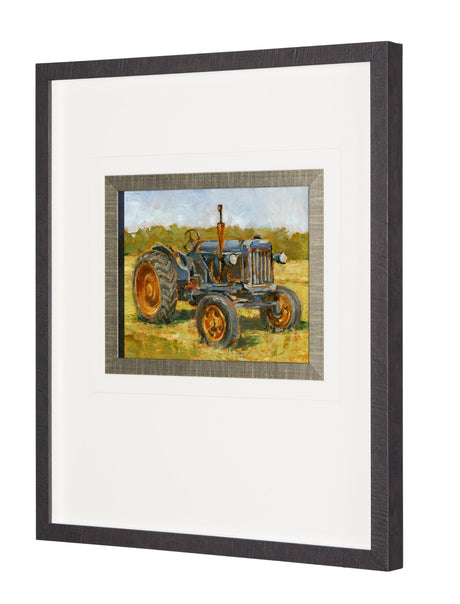 Rustic Tractors III by Mercana Studio Hand Embellished Textured Framed Art Print Matted under Glass by Mercana at Eve Furniture