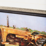 Rustic Tractors IV by Mercana Studio a Hand Embellished Textured Framed Art Print Matted under Glass by Mercana at Eve Furniture