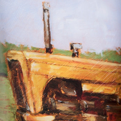 Rustic Tractors IV by Mercana Studio a Hand Embellished Textured Framed Art Print Matted under Glass by Mercana at Eve Furniture
