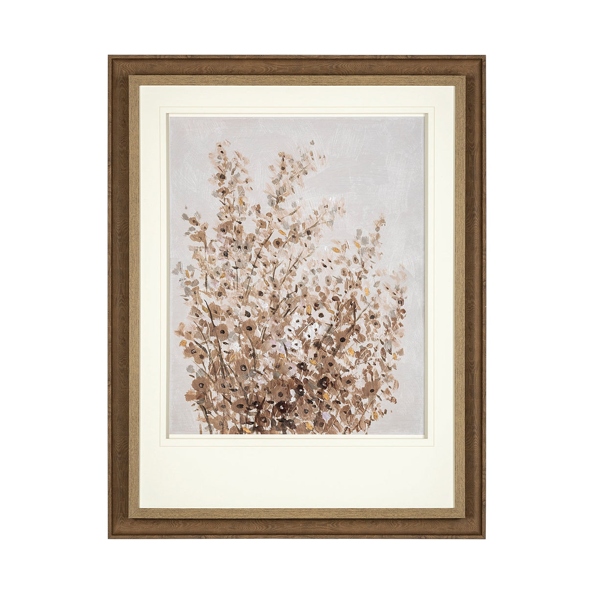 Rustic Wildflowers I by Tim OToole a Framed Art Print Matted under Glass by Mercana at Eve Furniture