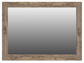 Rusticott Brown Bedroom Mirror by Ashley at Eve Furniture