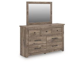 Rusticott Brown Dresser and Mirror by Ashley at Eve Furniture