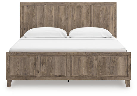 Rusticott Brown King Panel Bed by Ashley at Eve Furniture