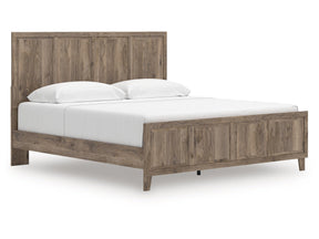 Rusticott Brown King Panel Bed by Ashley at Eve Furniture