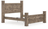 Rusticott Brown King Poster Bed by Ashley at Eve Furniture