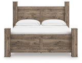 Rusticott Brown King Poster Bed by Ashley at Eve Furniture