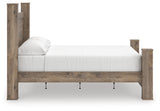Rusticott Brown King Poster Bed by Ashley at Eve Furniture