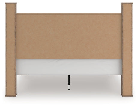 Rusticott Brown King Poster Bed by Ashley at Eve Furniture