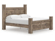 Rusticott Brown King Poster Bed by Ashley at Eve Furniture