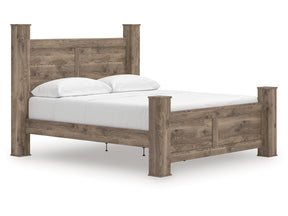 Rusticott Brown King Poster Bed by Ashley at Eve Furniture