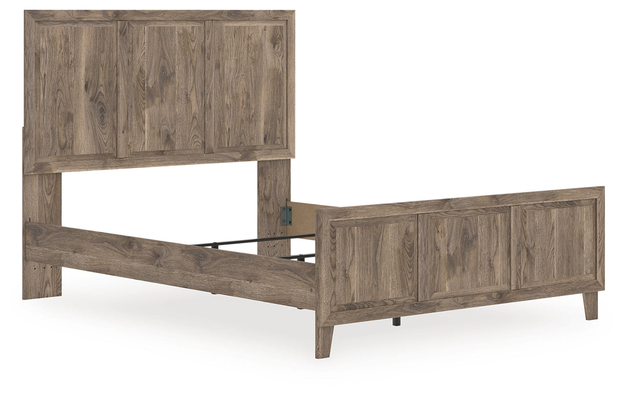 Rusticott Brown Queen Panel Bed by Ashley at Eve Furniture