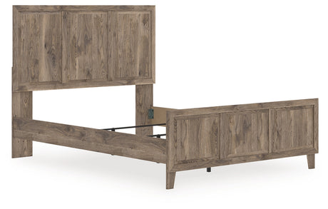 Rusticott Brown Queen Panel Bed by Ashley at Eve Furniture