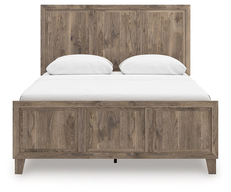 Rusticott Brown Queen Panel Bed by Ashley at Eve Furniture