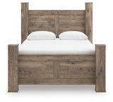Rusticott Brown Queen Poster Bed by Ashley at Eve Furniture