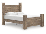 Rusticott Brown Queen Poster Bed by Ashley at Eve Furniture