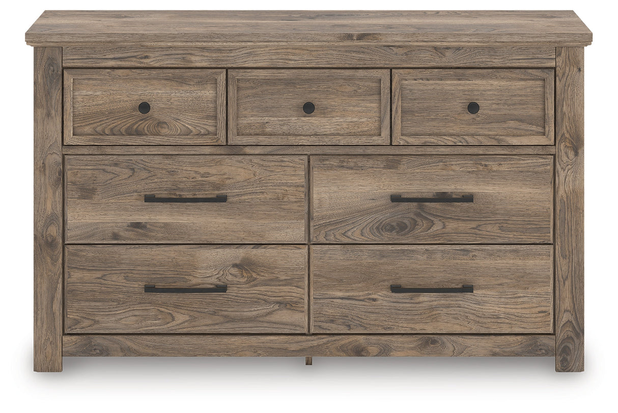 Rusticott Brown Seven Drawer Dresser by Ashley at Eve Furniture