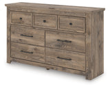 Rusticott Brown Seven Drawer Dresser by Ashley at Eve Furniture