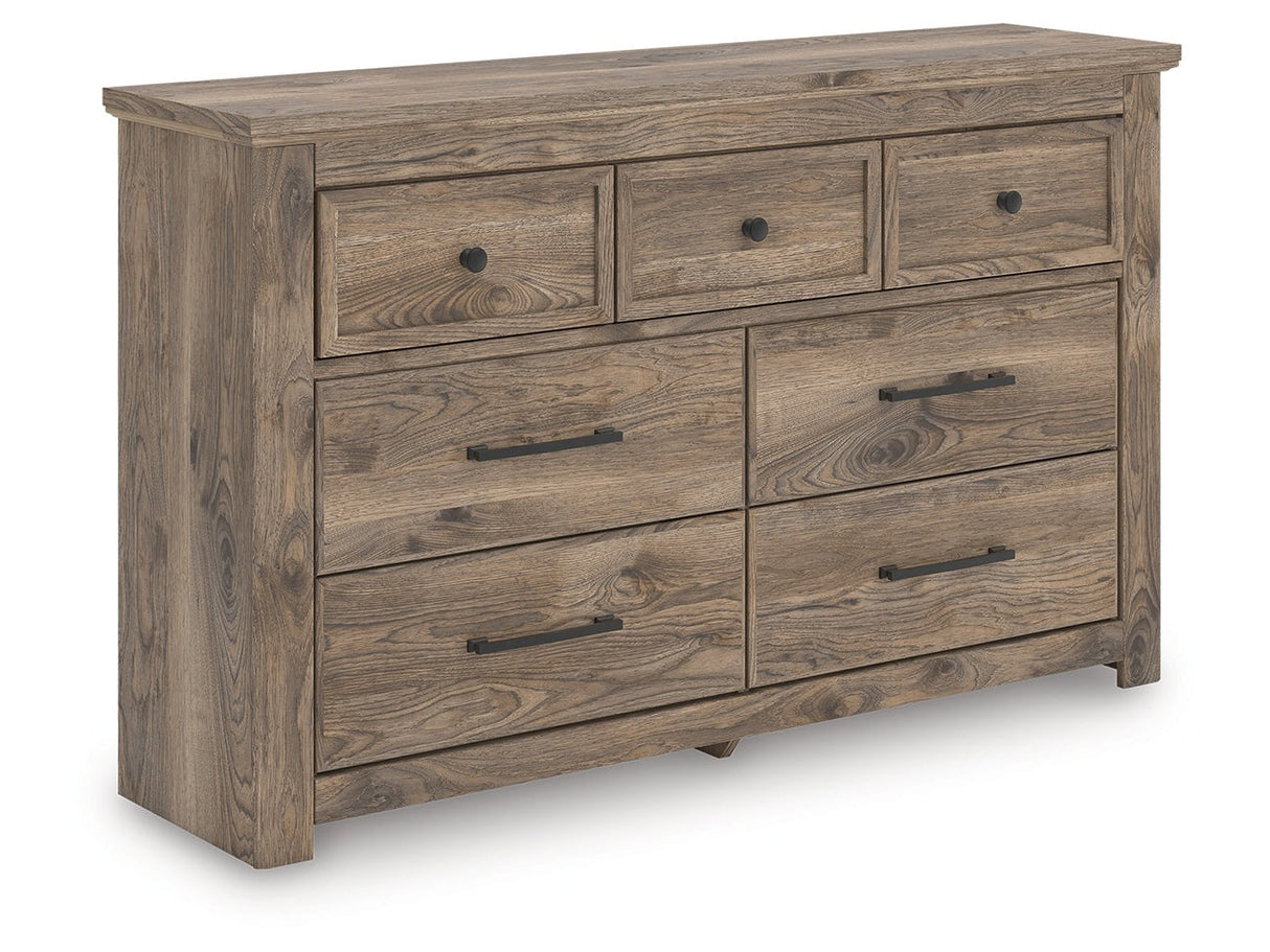 Rusticott Brown Seven Drawer Dresser by Ashley at Eve Furniture