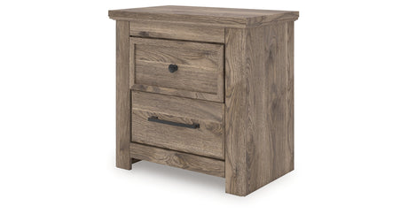 Rusticott Brown Two Drawer Nightstand by Ashley at Eve Furniture