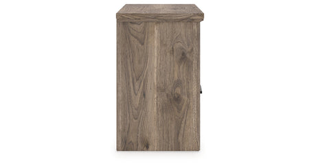 Rusticott Brown Two Drawer Nightstand by Ashley at Eve Furniture