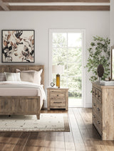 Rusticott Brown Two Drawer Nightstand by ASHLEY FURNITURE at Eve Furniture
