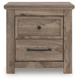 Rusticott Brown Two Drawer Nightstand by ASHLEY FURNITURE at Eve Furniture