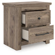 Rusticott Brown Two Drawer Nightstand by ASHLEY FURNITURE at Eve Furniture