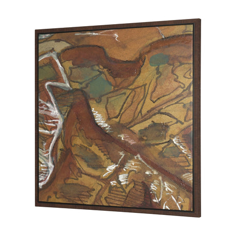 Rusttone I by Mercana Studio Hand-Embellished Textured Framed Canvas Artwork by Mercana at Eve Furniture