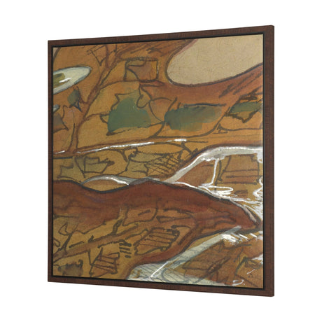 Rusttone II by Mercana Studio Hand-Embellished Textured Framed Canvas Artwork by Mercana at Eve Furniture