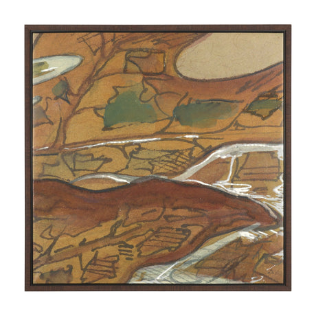 Rusttone II by Mercana Studio Hand-Embellished Textured Framed Canvas Artwork by Mercana at Eve Furniture
