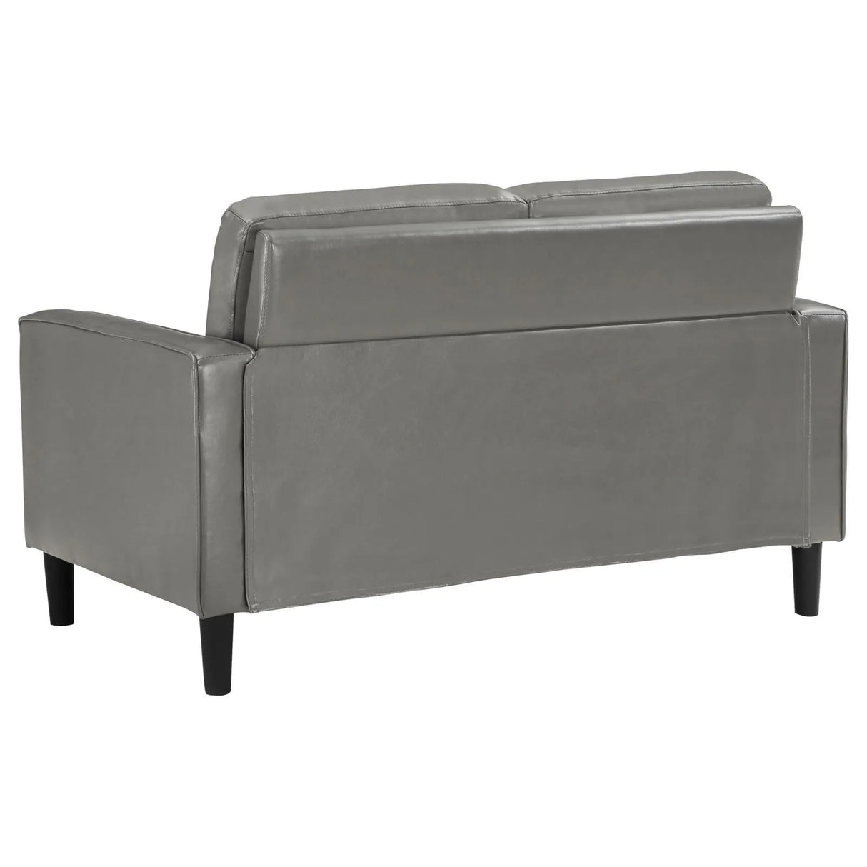 Ruth 2-piece Upholstered Track Arm Sofa Set Grey by Coaster at Eve Furniture
