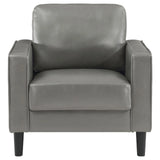 Ruth 3-piece Upholstered Track Arm Sofa Set Grey by Coaster at Eve Furniture