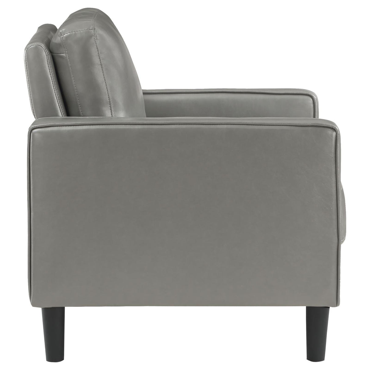 Ruth 3-piece Upholstered Track Arm Sofa Set Grey by Coaster at Eve Furniture