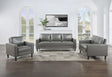 Ruth 3-piece Upholstered Track Arm Sofa Set Grey by Coaster at Eve Furniture