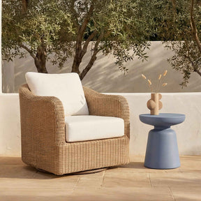 Ruth Blue Outdoor Side Table by Moe's Home at Eve Furniture