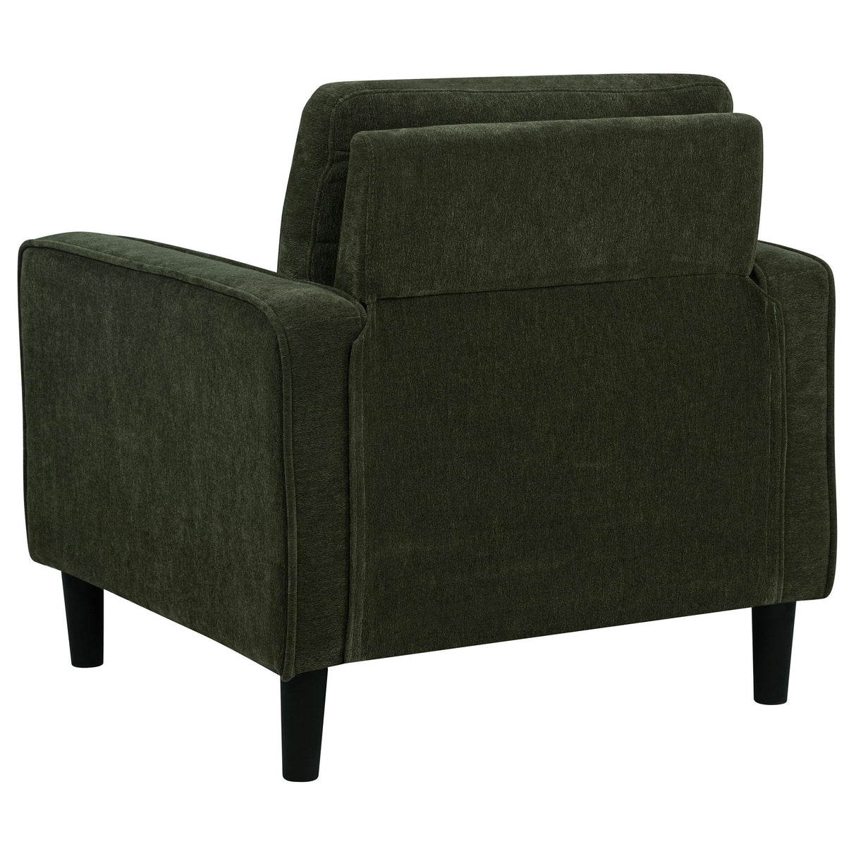 Ruth Matcha Green Fabric Upholstered Track Arm Accent Chair by Coaster at Eve Furniture