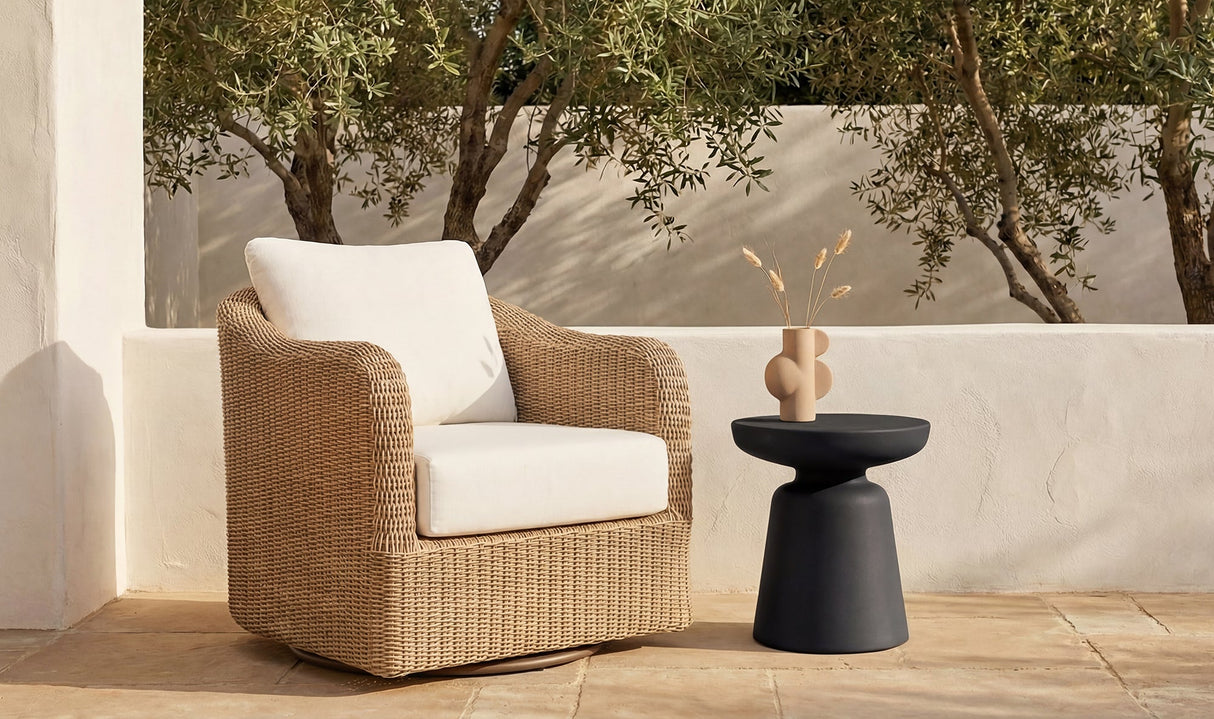 Ruth Outdoor Side Table Black by Moe's Home at Eve Furniture