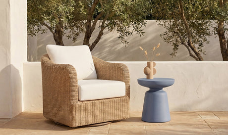 Ruth Outdoor Side Table Blue by Moe's Home at Eve Furniture