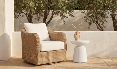Ruth Outdoor Side Table White by Moe's Home at Eve Furniture