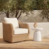 Ruth White Outdoor Side Table by Moe's Home at Eve Furniture