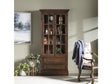 Rutherford Brown/Brown Curio Cabinet by Crestview at Eve Furniture