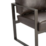 Rutledge Brown/Black Accent Chair by Crestview at Eve Furniture