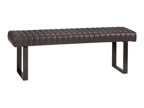 Rutledge Brown/Black Bench by Crestview at Eve Furniture