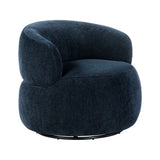 Ruvo Blue Swivel Accent Chair by Homelegance at Eve Furniture