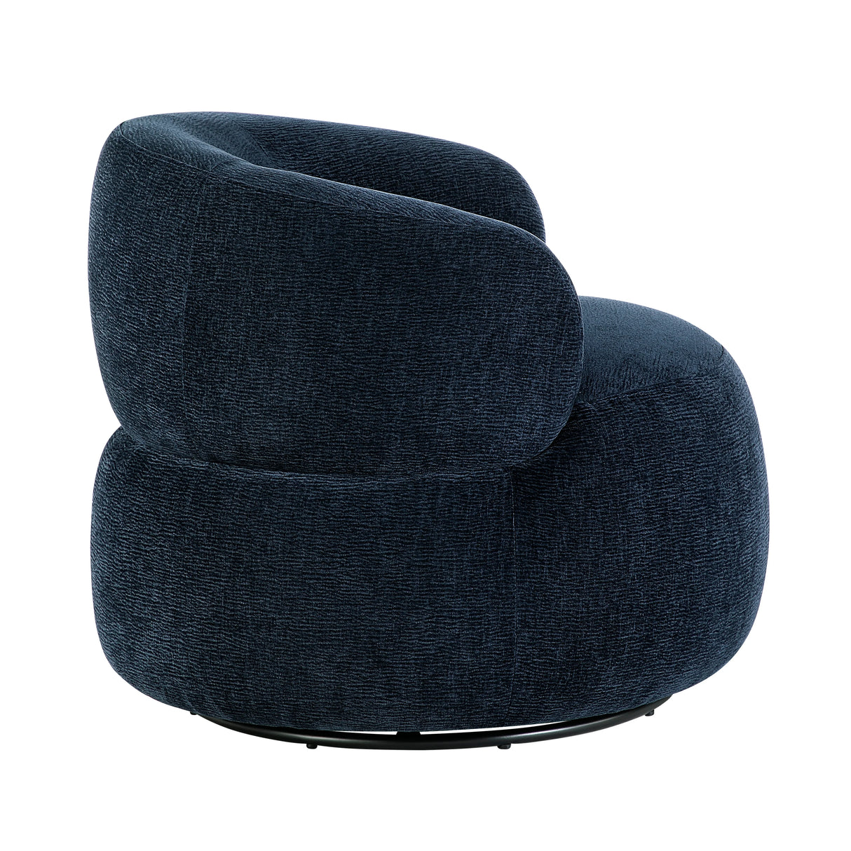 Ruvo Blue Swivel Accent Chair by Homelegance at Eve Furniture