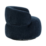 Ruvo Blue Swivel Accent Chair by Homelegance at Eve Furniture