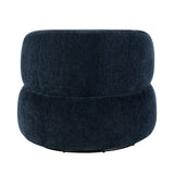Ruvo Blue Swivel Accent Chair by Homelegance at Eve Furniture